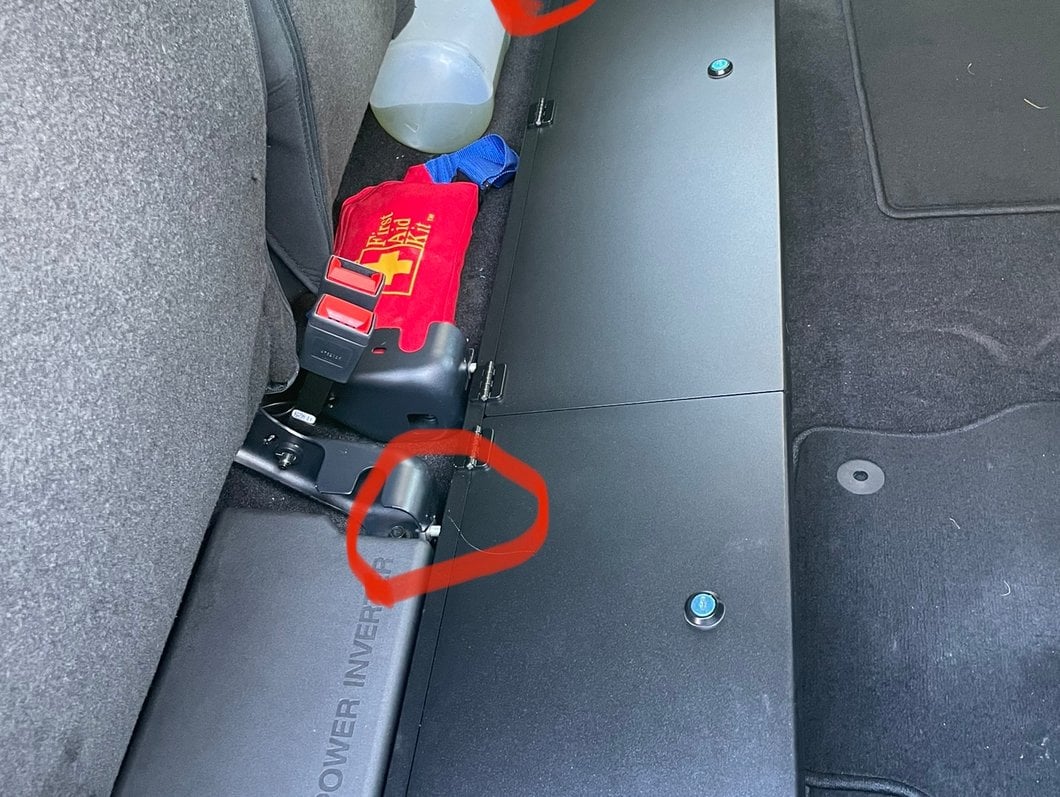 RedRock Locking Under Seat Storage Box (15-25 F-150 SuperCrew)