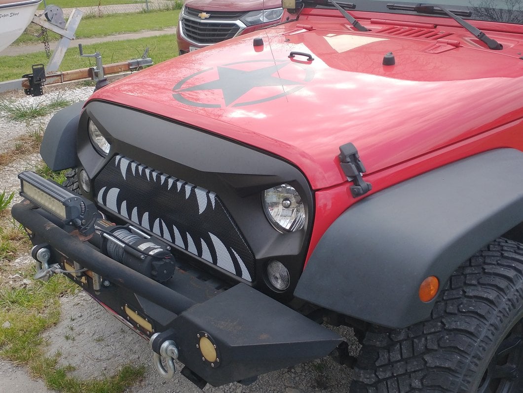 RedRock Open Wide Grille (07-18 Jeep Wrangler JK)