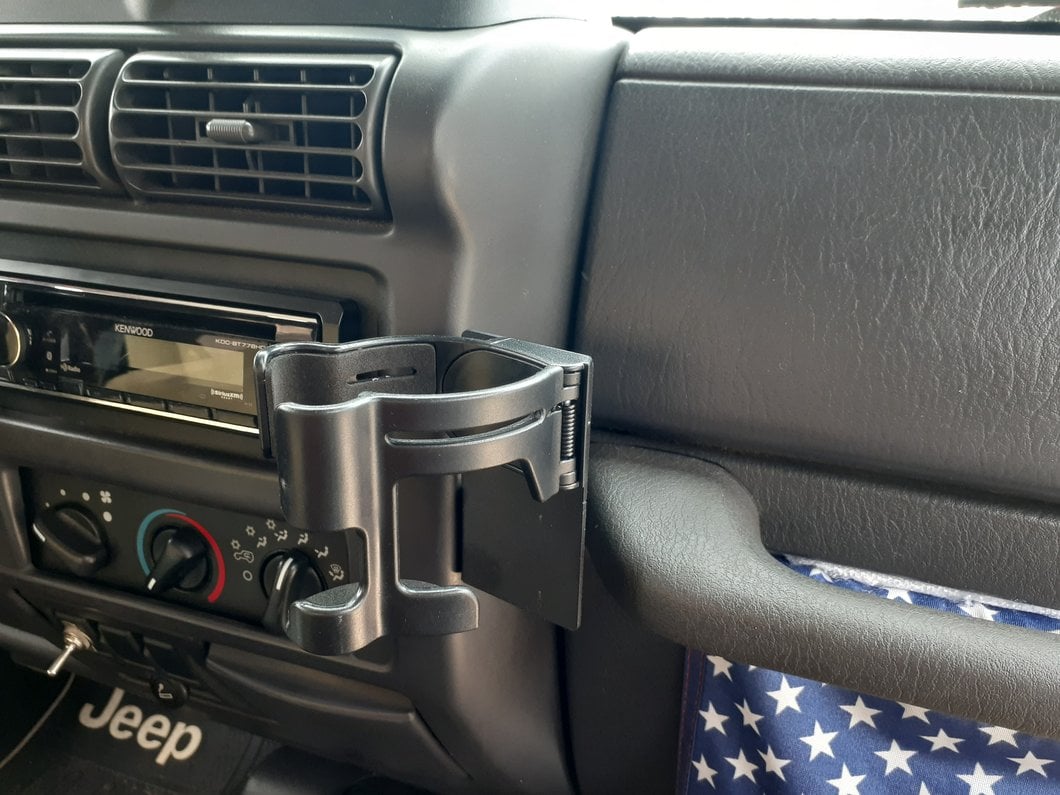 RedRock Multi-Function Cup Holder with Phone Mount (97-06 Jeep Wrangler TJ)