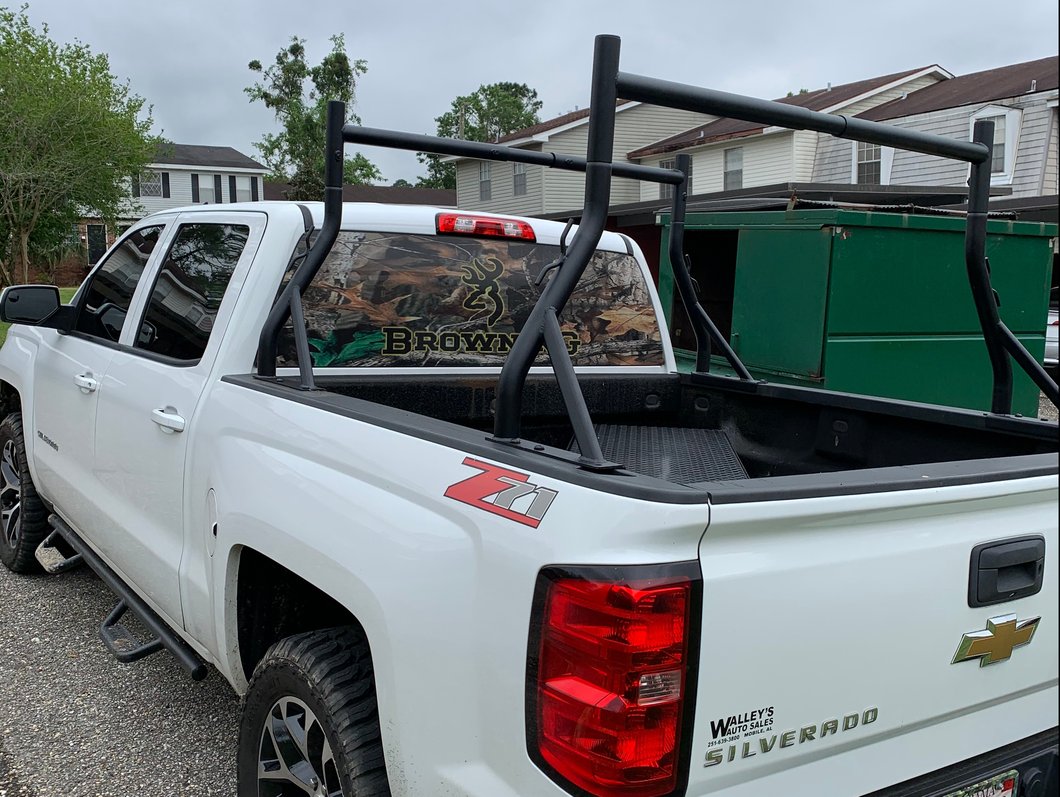 RedRock Utility Ladder Rack; Black (Universal; Some Adaptation May Be Required)