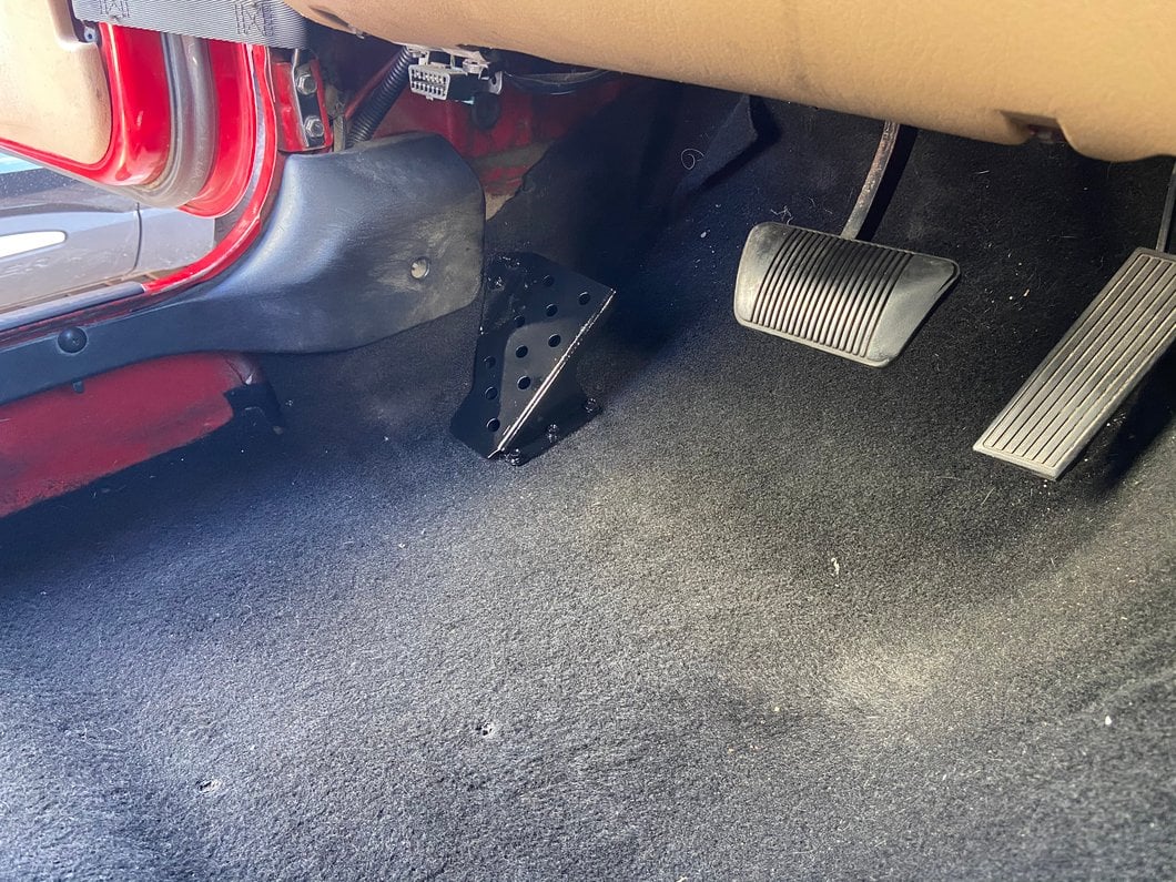 RedRock HD Dead Pedal; Driver Side (97-06 Jeep Wrangler TJ)