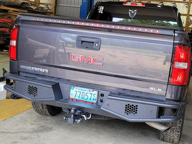 RedRock Tubular Off-Road Rear Bumper (07-18 Sierra 1500)