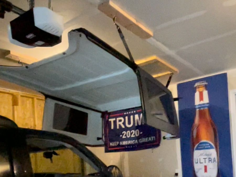 RedRock Manual Hard Top Hoist (07-18 Jeep Wrangler JK 4-Door)