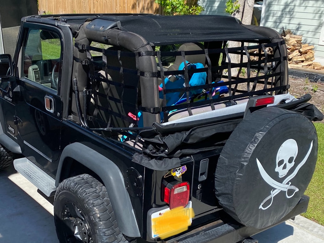 RedRock Complete Netting Kit (92-06 Jeep Wrangler YJ & TJ)