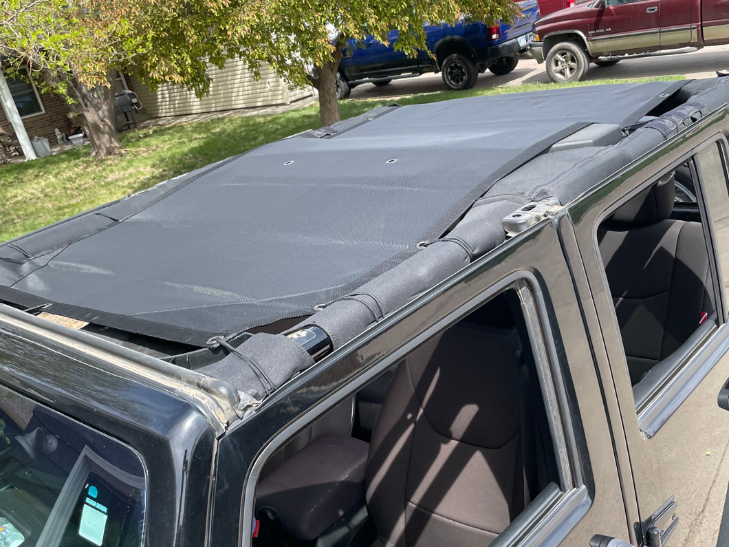 RedRock FullShade Mesh Top (07-18 Jeep Wrangler JK 4-Door)