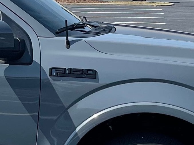 RedRock Short Billet Black Antenna; 5-Inch (97-25 F-150)
