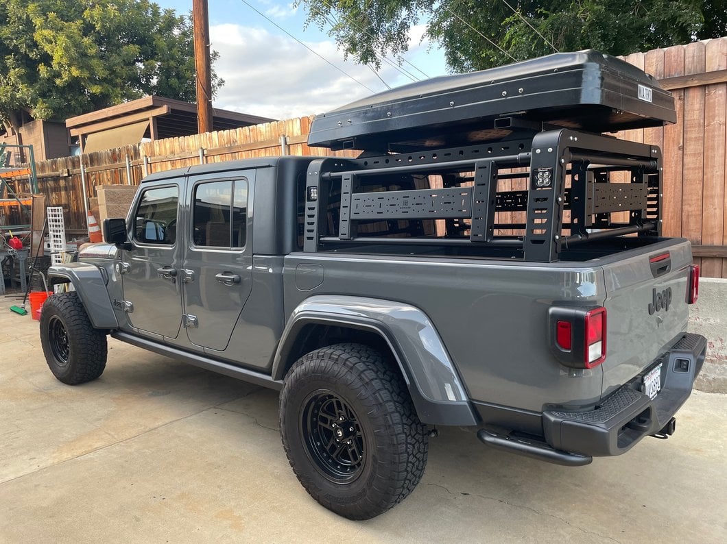 RedRock Bed Side Rock Rails (20-25 Jeep Gladiator JT)