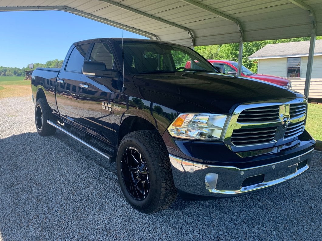 RedRock Window Deflectors; Front and Rear; Smoked (09-18 RAM 1500 Crew Cab)
