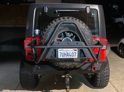 RedRock Overland HD Tire Carrier (07-18 Jeep Wrangler JK)