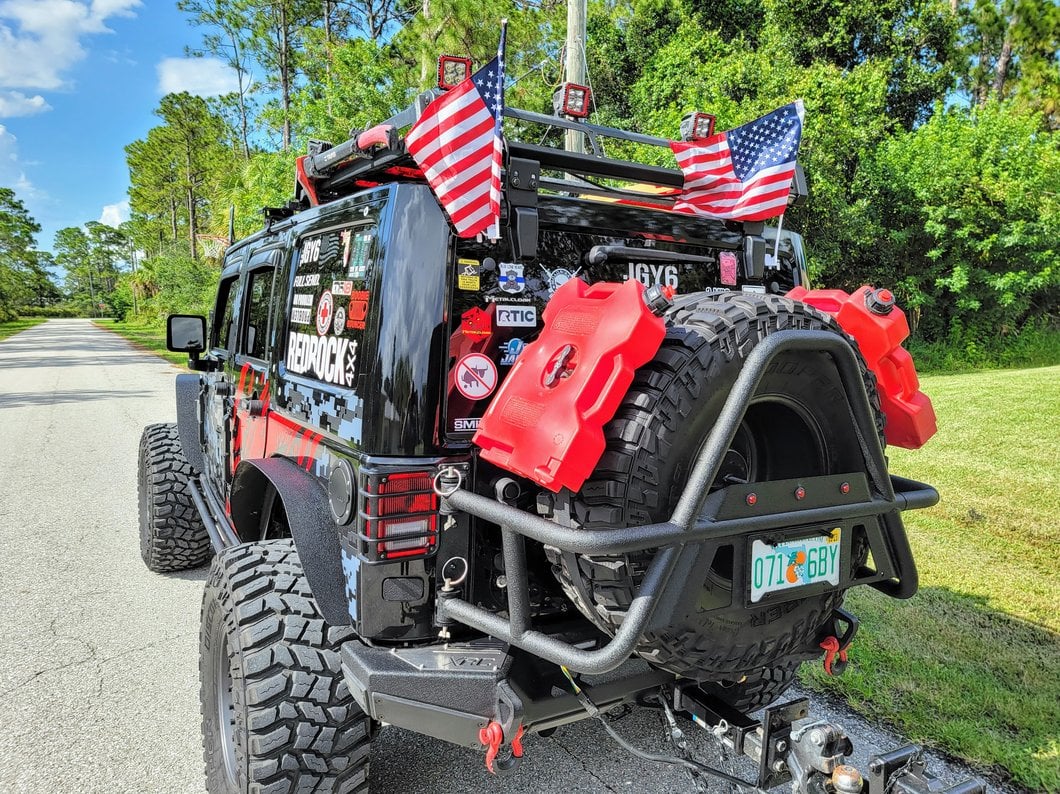 RedRock Overland HD Tire Carrier (07-18 Jeep Wrangler JK)