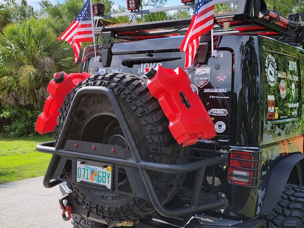 RedRock Overland HD Tire Carrier (07-18 Jeep Wrangler JK)