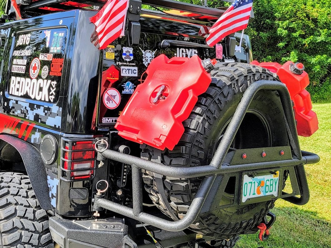 RedRock Overland HD Tire Carrier (07-18 Jeep Wrangler JK)