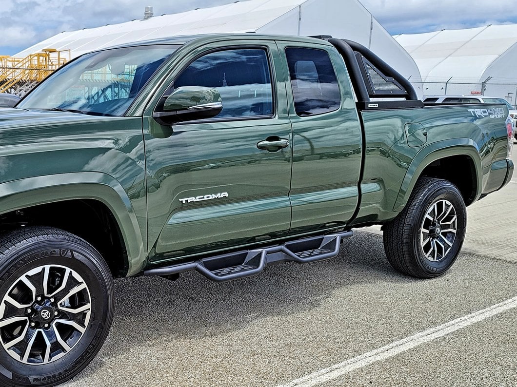 RedRock HD Drop Side Step Bars (05-23 Tacoma Access Cab)