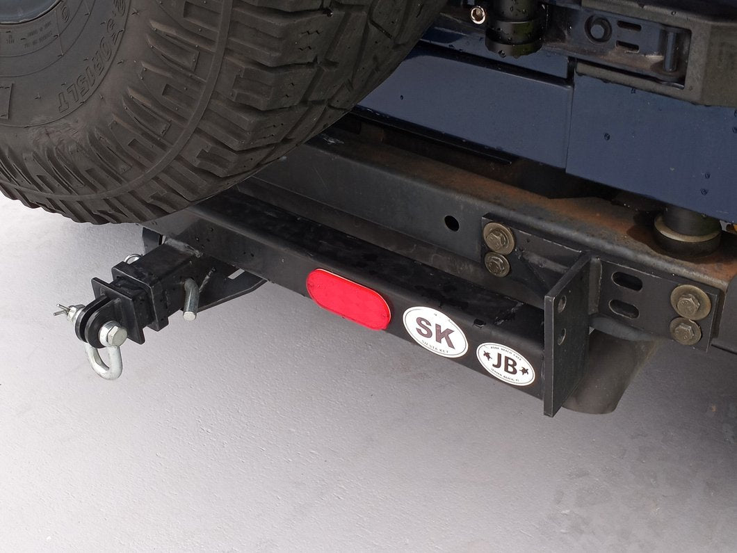 RedRock Hitch; Gloss Black (87-06 Jeep Wrangler YJ & TJ)