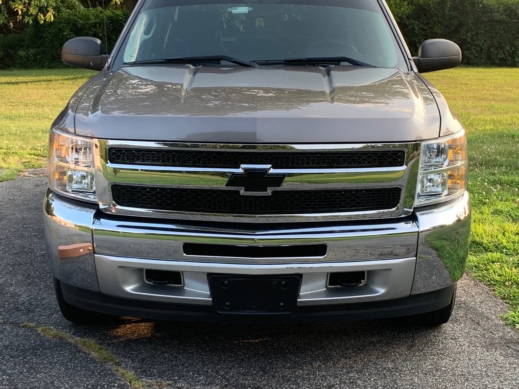 RedRock Upper Overlay Grille; Black (07-13 Silverado 1500)