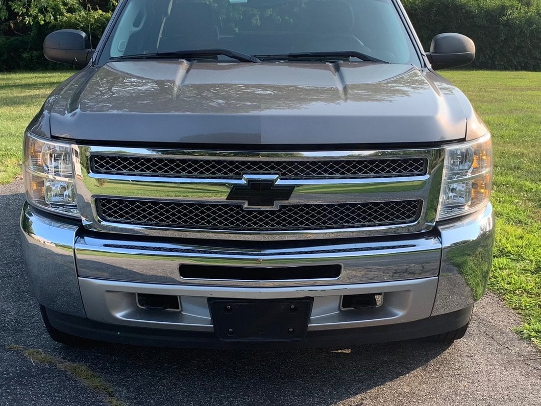 RedRock Upper Overlay Grille; Black (07-13 Silverado 1500)