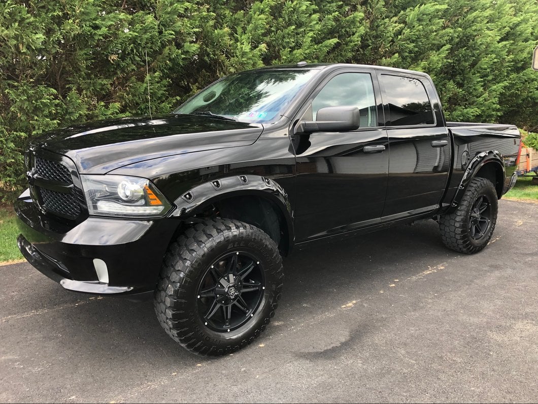 RedRock Pocket Style Fender Flares (09-18 RAM 1500, Excluding Rebel)