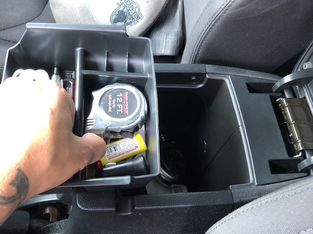 RedRock Center Console Storage Organizer Tray (11-18 Jeep Wrangler JK)