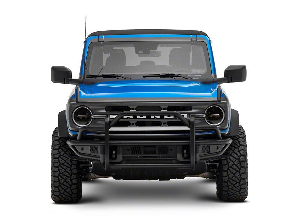 RedRock HD Tubular Front Bumper with Grille Guard (21-25 Bronco, Excluding Raptor)