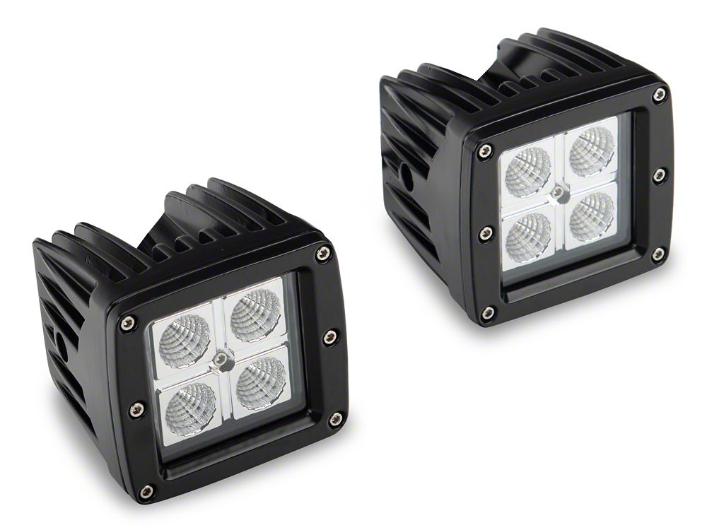 RedRock HD Tubular Front Bumper with LED Fog Lights and Skid Plate (21-25 Bronco, Excluding Raptor)