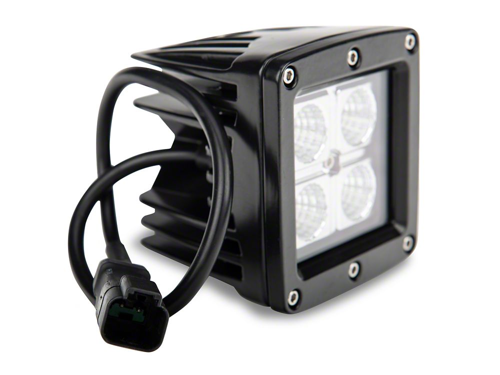 RedRock HD Tubular Front Bumper with LED Fog Lights and Skid Plate (21-25 Bronco, Excluding Raptor)