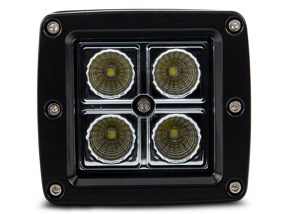 RedRock HD Tubular Front Bumper with LED Fog Lights and Skid Plate (21-25 Bronco, Excluding Raptor)