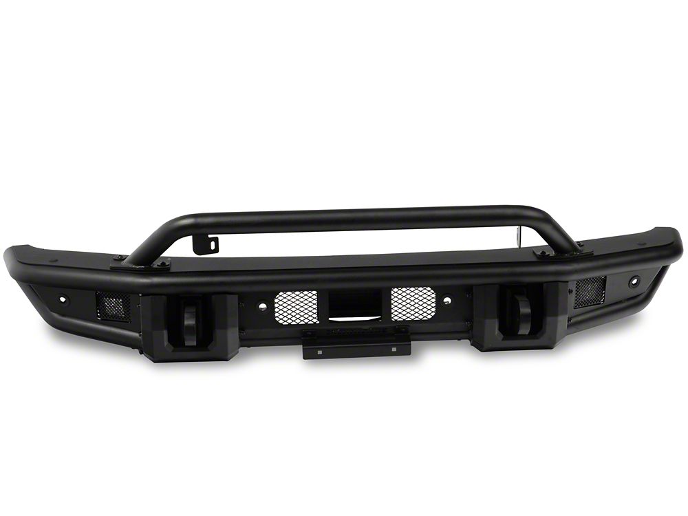 RedRock HD Tubular Front Bumper with LED Fog Lights and Skid Plate (21-25 Bronco, Excluding Raptor)