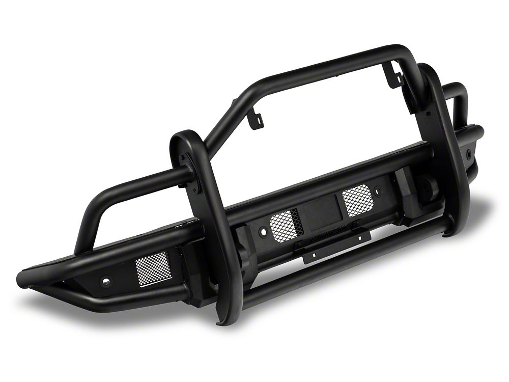 RedRock HD Tubular Front Bumper with LED Fog Lights, Grille Guard and Skid Plate (21-25 Bronco, Excluding Raptor)