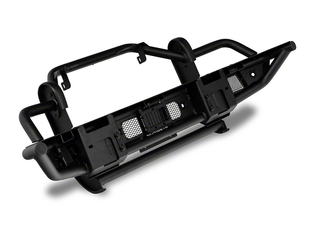 RedRock HD Tubular Front Bumper with LED Fog Lights, Grille Guard and Skid Plate (21-25 Bronco, Excluding Raptor)