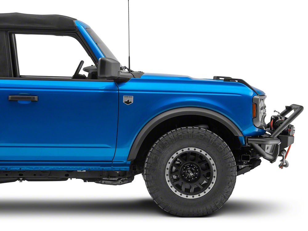 RedRock HD Tubular Front Winch Mount Bumper and Skid Plate (21-25 Bronco, Excluding Raptor)