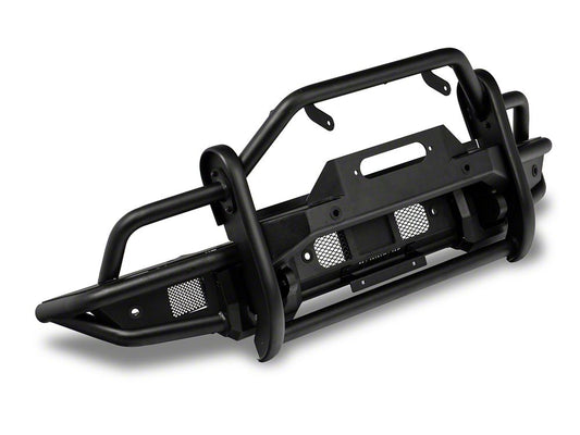 RedRock HD Tubular Front Winch Mount Bumper with Grille Guard and Skid Plate (21-25 Bronco, Excluding Raptor)