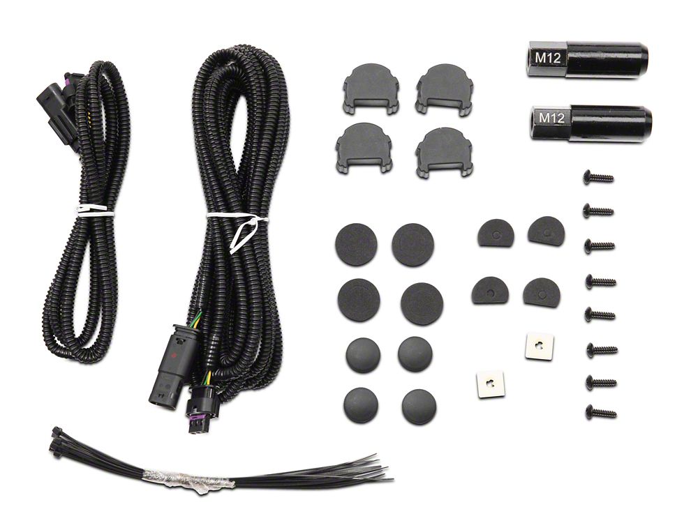 RedRock HD Tubular Front Winch Mount Bumper with LED Fog Lights and Grille Guard (21-25 Bronco, Excluding Raptor)