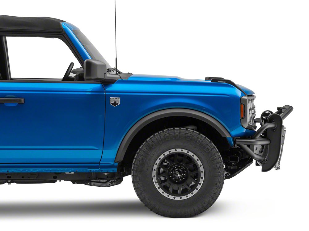 RedRock HD Tubular Front Winch Mount Bumper with LED Fog Lights and Grille Guard (21-25 Bronco, Excluding Raptor)