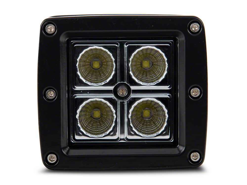 RedRock HD Tubular Front Winch Mount Bumper with LED Fog Lights, Grille Guard and Skid Plate (21-25 Bronco, Excluding Raptor)