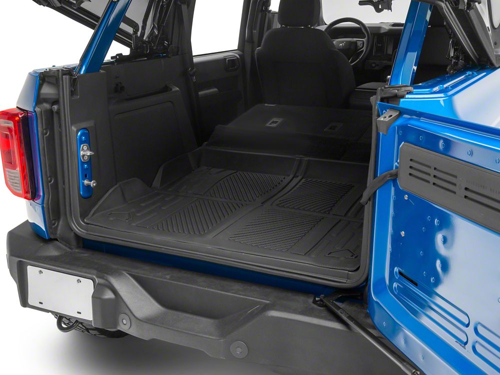 RedRock All-Weather Cargo Liner; Black (21-25 Bronco 4-Door)