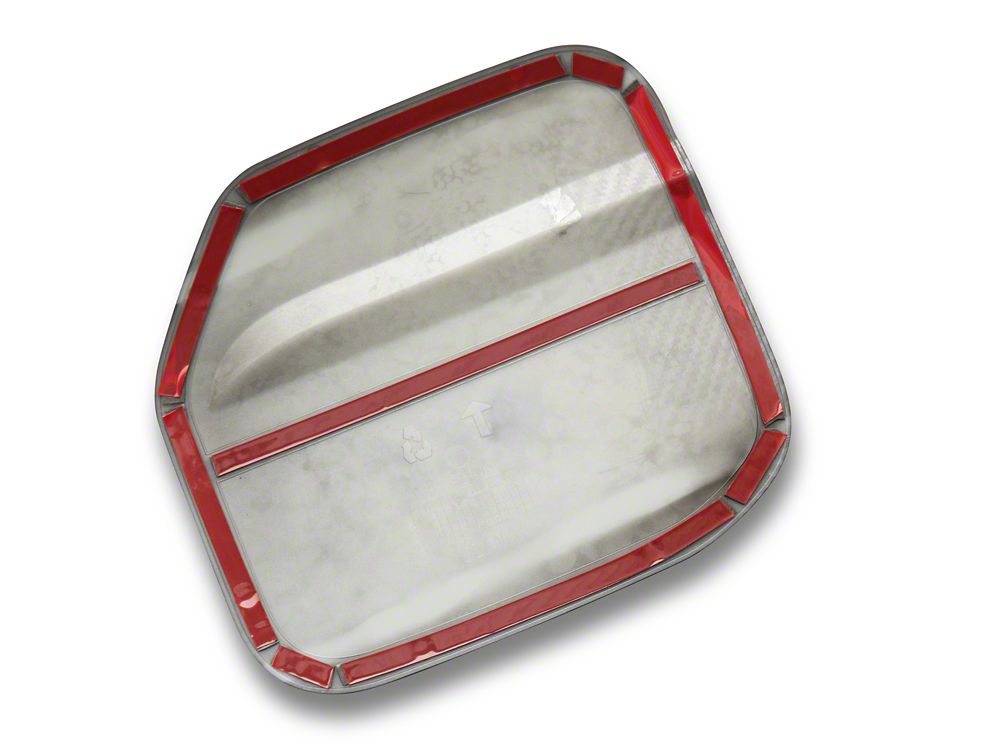 RedRock Fuel Door Cover; Matte Carbon Design (21-25 Bronco, Excluding Raptor)
