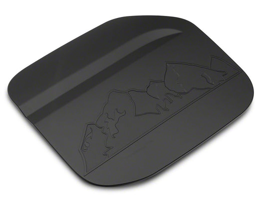 RedRock Fuel Door Cover; Matte Black (21-25 Bronco, Excluding Raptor)