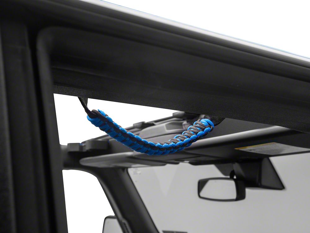 RedRock Paracord Grab Handles; Blue (21-25 Bronco)