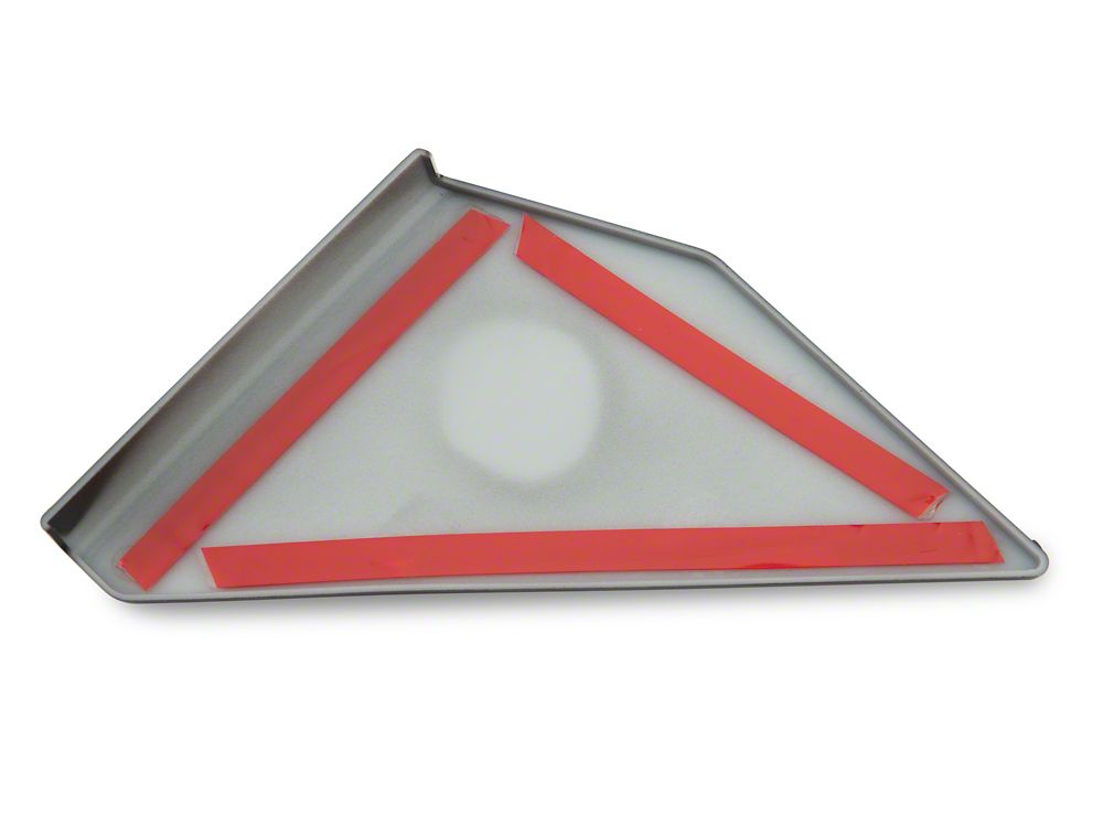 RedRock Rear Window Trim; Black (21-25 Bronco)