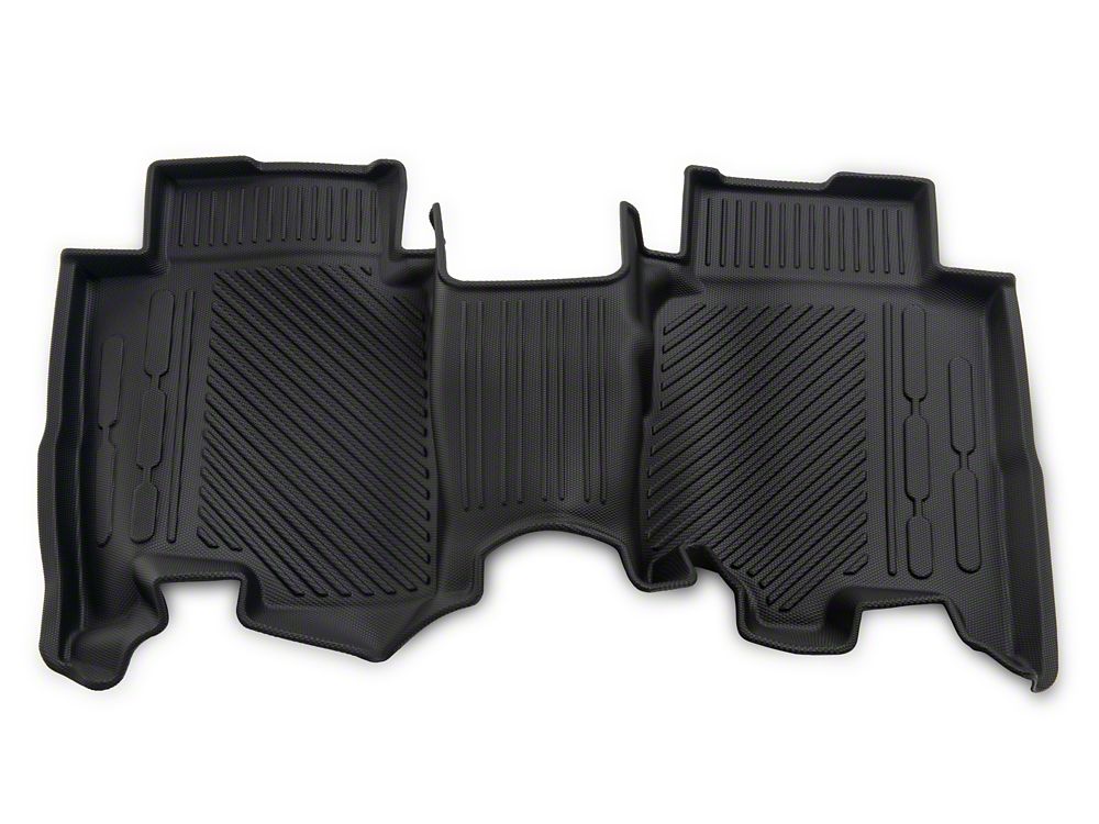 RedRock All-Weather Molded Front and Rear Floor Liners; Black (21-25 Bronco 4-Door)