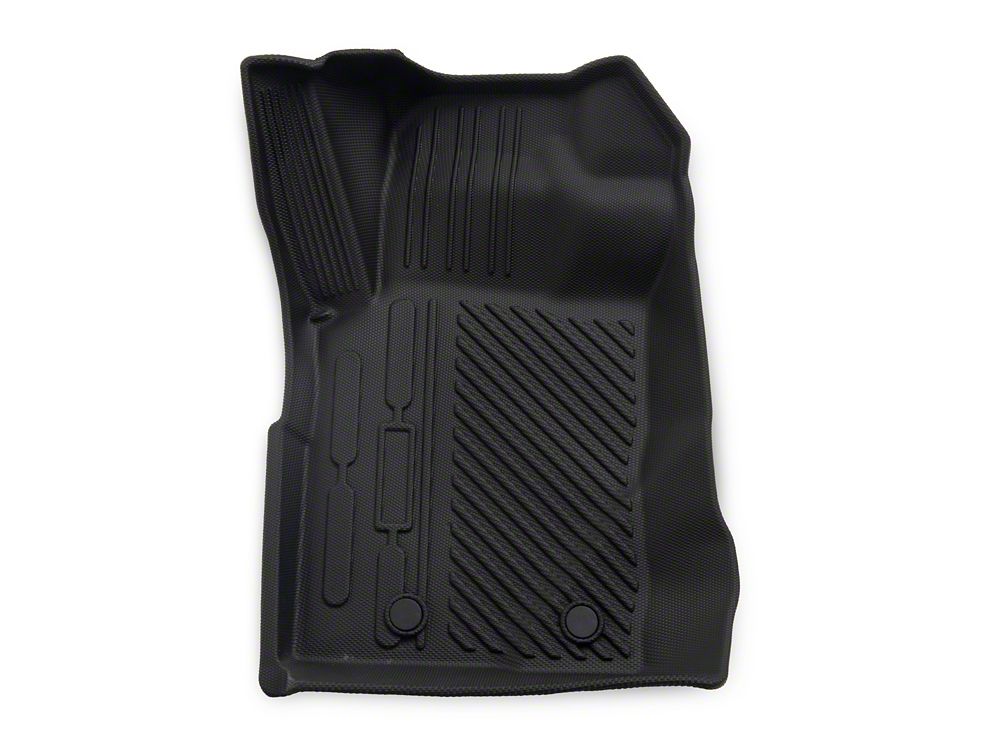 RedRock All-Weather Molded Front and Rear Floor Liners; Black (21-25 Bronco 4-Door)