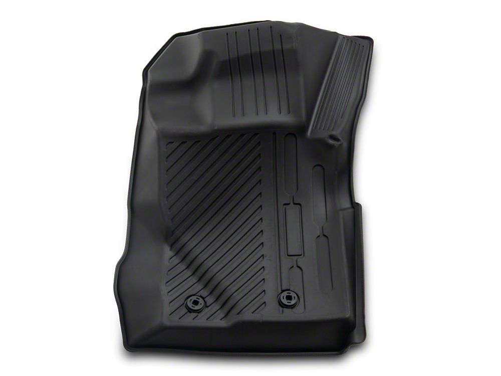 RedRock All-Weather Molded Front and Rear Floor Liners; Black (21-25 Bronco 4-Door)