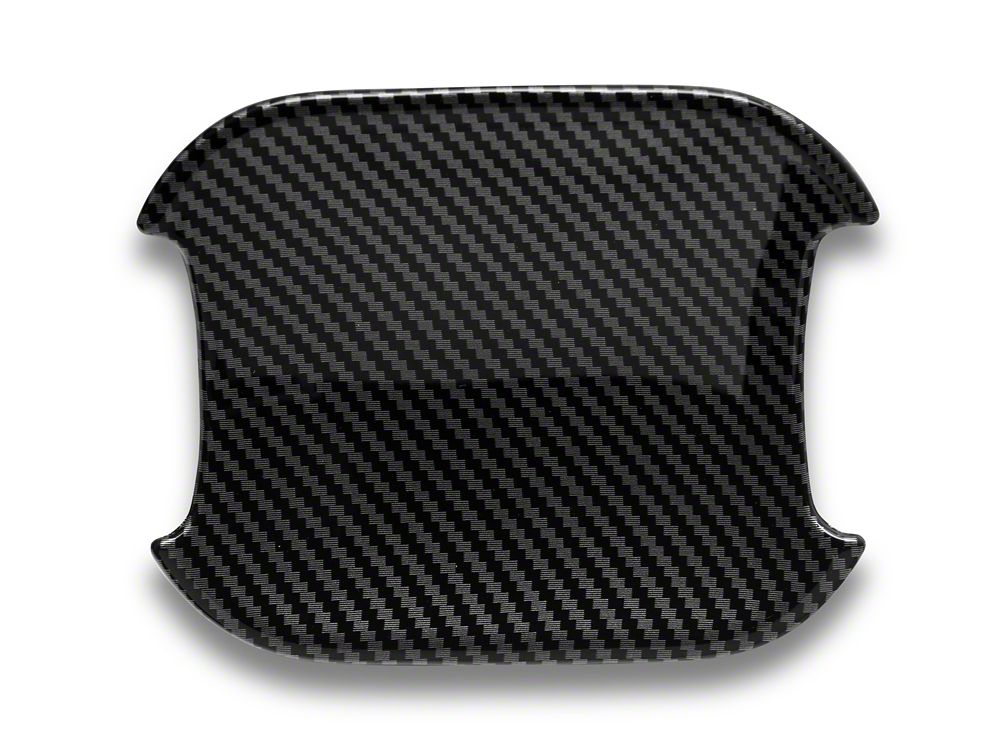 RedRock Door Handle and Recess Covers; Carbon Fiber Appearance (21-25 Bronco)