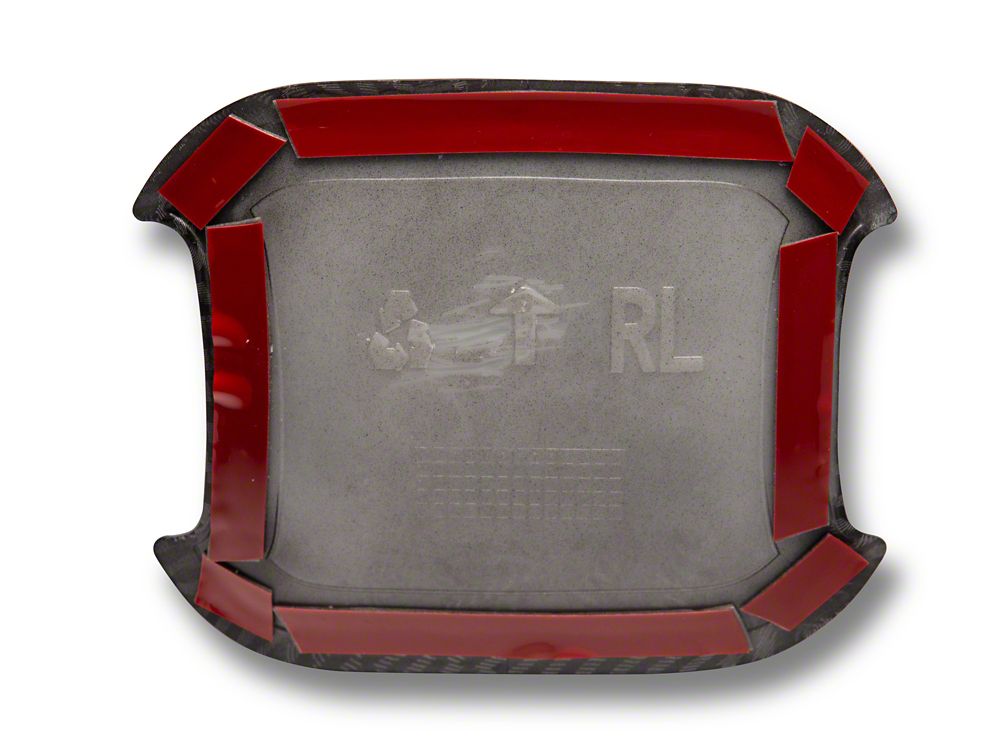 RedRock Door Handle and Recess Covers; Carbon Fiber Appearance (21-25 Bronco)