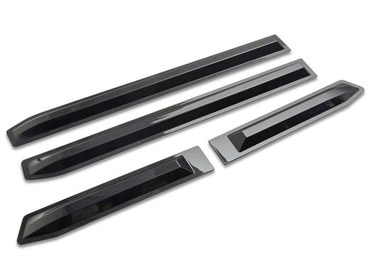 RedRock Exterior Door Trim; Carbon Fiber Appearance (21-25 Bronco 4-Door)