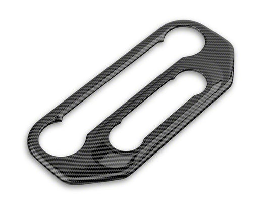 RedRock HAVC/Radio Panel Trim; Carbon Fiber Appearance (21-25 Bronco)