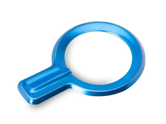 RedRock Billet Start-Stop Button Cover; Blue (21-25 Bronco)