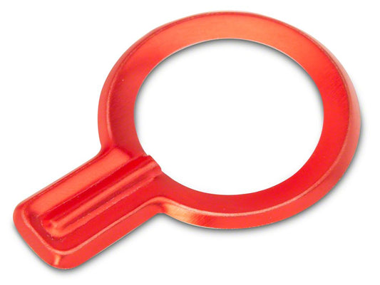 RedRock Billet Start-Stop Button Cover; Red (21-25 Bronco)