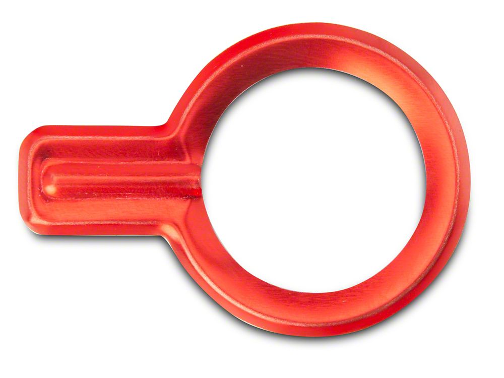 RedRock Billet Start-Stop Button Cover; Red (21-25 Bronco)