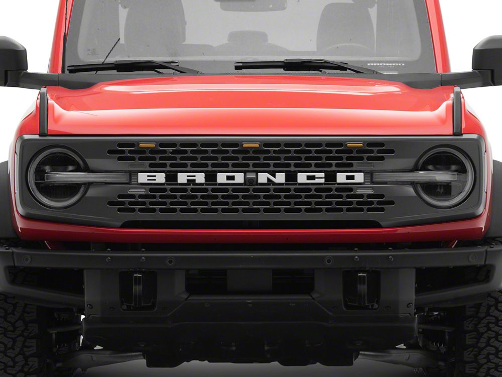 RedRock 3-Piece LED Grille Light Kit (21-25 Bronco Badlands, Wildtrack)